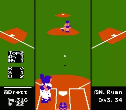 R.B.I. Baseball NES George Brett likes them fast