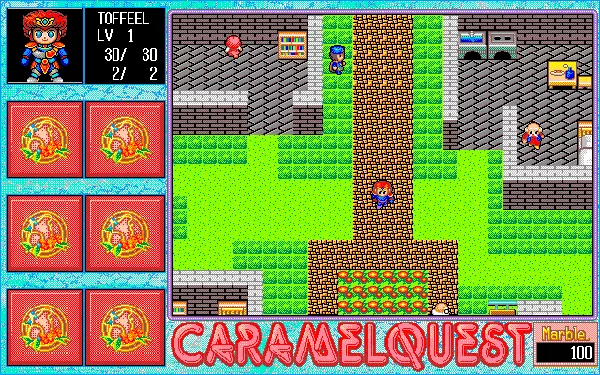 Caramel Quest: Meitenky&#x14D; no Megami Z&#x14D; PC-98 Exploring the capital