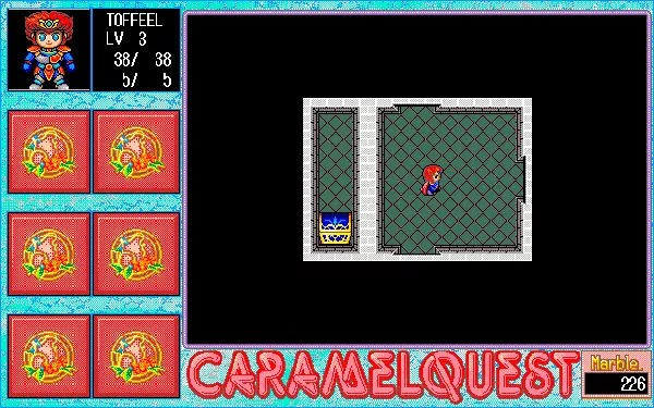 Caramel Quest: Meitenky&#x14D; no Megami Z&#x14D; PC-98 The dungeons are rather abstract and maze-like