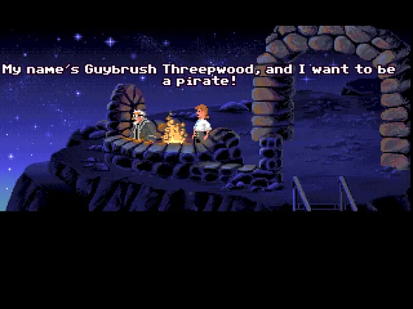 The Secret of Monkey Island FM Towns The game starts with this immortal phrase 