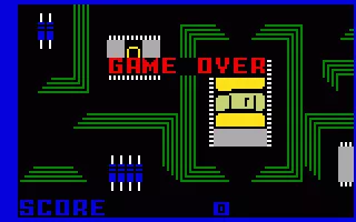 TRON: Maze-A-Tron Intellivision Game Over