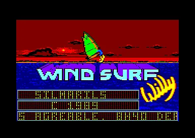Windsurf Willy Amstrad CPC Title screen
