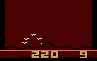 Astrosmash Atari 2600 Uh oh, you&#x27;ve been hit!