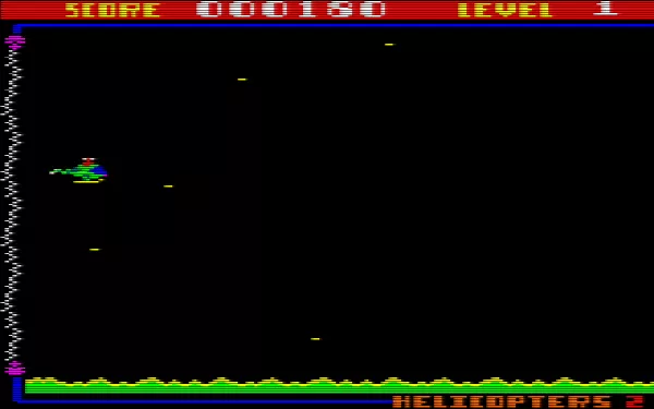 Nuclear Heist Amstrad CPC This is hyperwarp between levels 1 &#x26; 2. It&#x27;s really the same as normal gameplay but with lots of fast bullets and no ships to shoot at