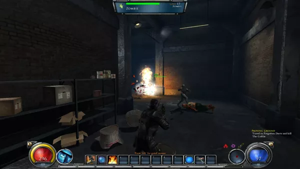 Hellgate: London Windows Explosion effects and physics gibs. (DX10)