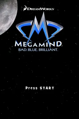 Megamind: The Blue Defender Nintendo DS Title screen.