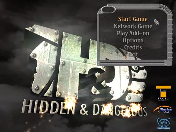 Title Screen, with bump-mapping enabled.