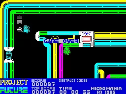 Project Future ZX Spectrum ... and who&#x27;s there again when Farley&#x27;s last life is triggered. Lesson - There are good &#x26; bad places to die