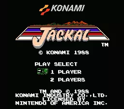 Jackal NES Title Screen (US)