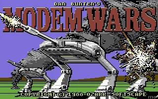 Modem Wars Commodore 64 Title screen