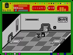 The Fifth Quadrant ZX Spectrum SLOG dealing with a robot