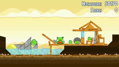 Angry Birds PSP Hmm, fishing?