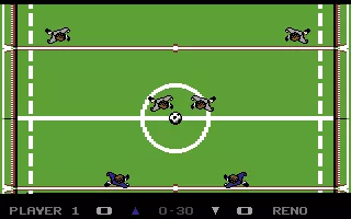Keith Van Eron&#x27;s Pro Soccer Commodore 64 Kick off (indoor)