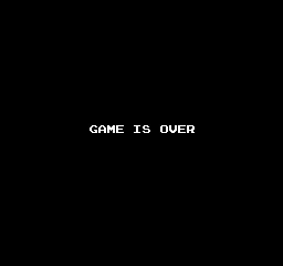 Pachicom NES Game over screen