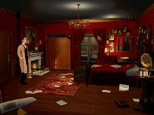 The Lost Files of Sherlock Holmes: Case of the Rose Tattoo DOS Sherlock&#x27;s room
