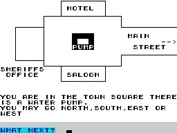 Ghost Town ZX Spectrum Starting point