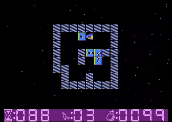 Captain Gather Atari 8-bit Late in the game