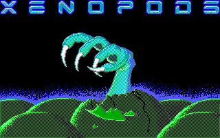 Xenopods DOS Title screen