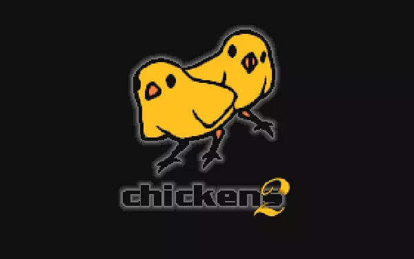 Chickens 2 DOS Title Screen