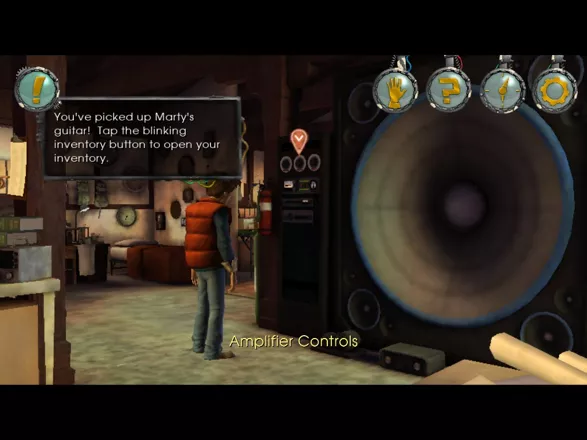Back to the Future: The Game - Episode 1: It&#x27;s About Time iPad The huge speaker amplifier at Doc&#x27;s lab