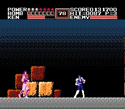 Fist of the North Star NES This boss fight is tricky
