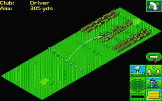 David Leadbetter&#x27;s Greens Atari ST The driving ranch