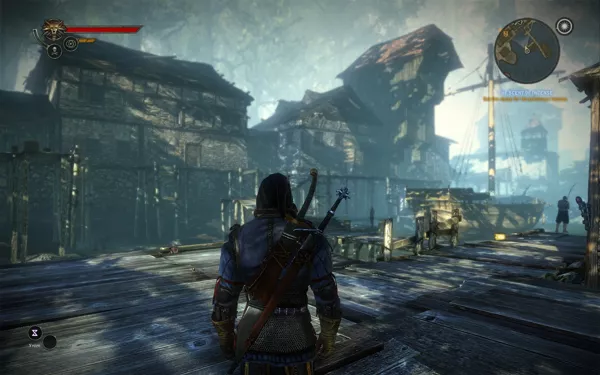 The Witcher 2: Assassins of Kings Windows The docks in Flotsam, the game&#x27;s first hub area out of three or so