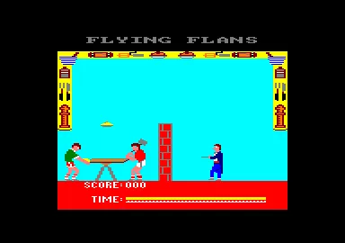 It&#x27;s a Knockout Amstrad CPC Playing Flying Flans