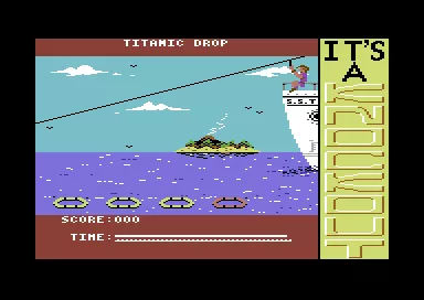 It&#x27;s a Knockout Commodore 64 Playing Titanic Drop