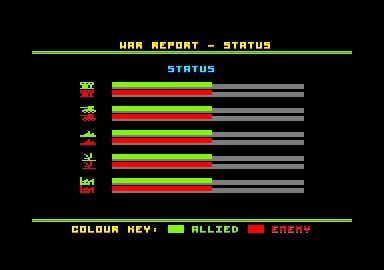 ATF: Advanced Tactical Fighter Amstrad CPC War report - Status