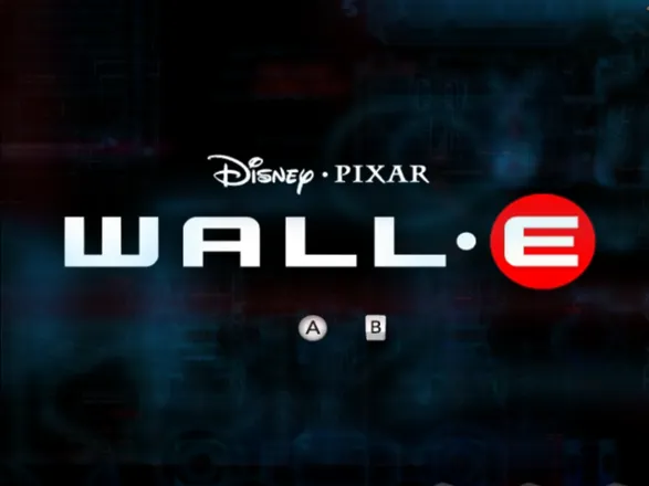 Disney&#x2022;Pixar Wall-E Wii Title Screen