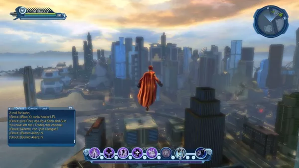 DC Universe Online PlayStation 3 Flight is a travel power, and Metropolis is one of the cities.  No surprises so far.