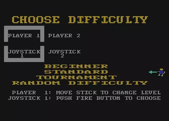 Trivia Quest Atari 8-bit Difficulty selection