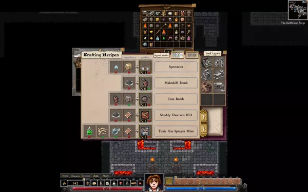 Dungeons of Dredmor Windows And that&#x27;s just recipes for the tinkerer