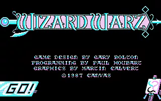 Wizard Warz Amstrad CPC Title and credits
