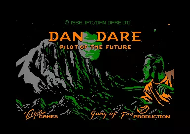 Dan Dare: Pilot of the Future Amstrad CPC Loading screen