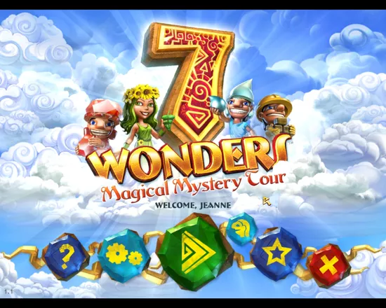 7 Wonders: Magical Mystery Tour Windows Main Menu