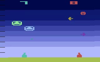 Air-Sea Battle Atari 2600 There are plenty of targets here!
