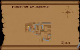 The Elder Scrolls: Arena DOS Dungeons have convenient maps that fill out as you explore them. So much better than the 3D nightmares of Daggerfall