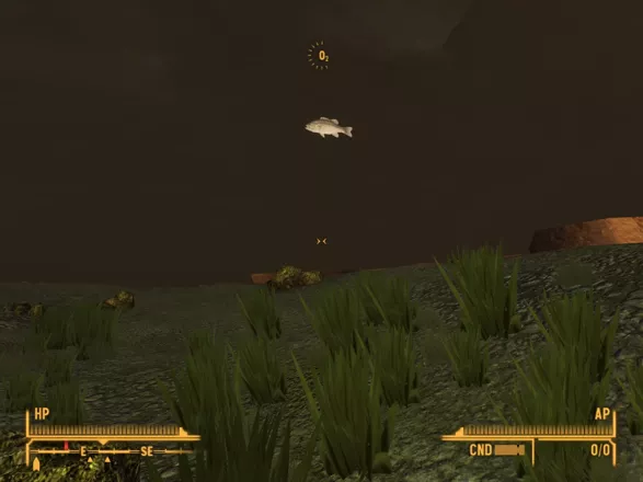 Fallout: New Vegas - Honest Hearts Windows Water in Zion Canyon is clear and is full of fish.