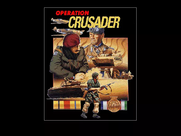 Operation Crusader DOS Title screen