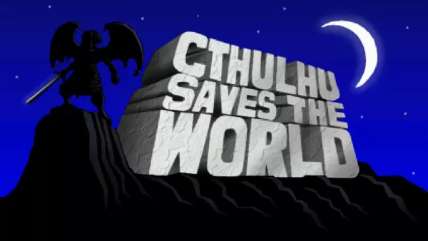 Cthulhu Saves the World Windows Title screen