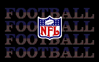 NFL DOS Title screen