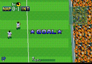Formation Soccer 95 della Serie A TurboGrafx CD Goal!!..