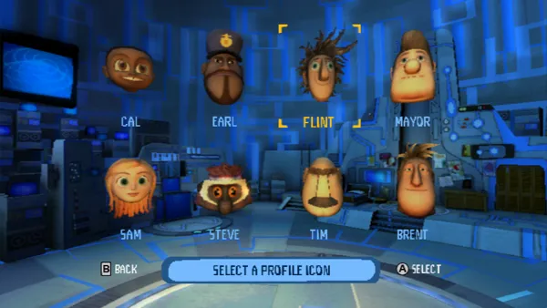 Cloudy with a Chance of Meatballs Wii Creating a  new profile