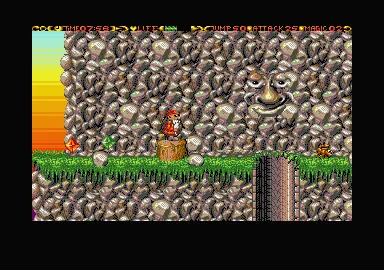 Enchanted Land Atari ST This is where the game starts