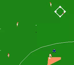 Bases Loaded II: Second Season NES Line drive to outfielder