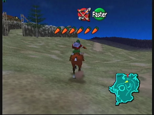 The Legend of Zelda: Ocarina of Time / Master Quest GameCube This horse, named Epona, gets you where you need to go.