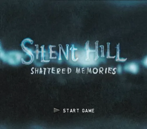 Silent Hill: Shattered Memories PlayStation 2 Title screen.