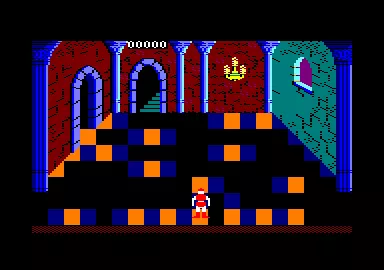 Dragon&#x27;s Lair Part II: Escape from Singe&#x27;s Castle Amstrad CPC Make your way cross the room, safely.